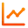Chart line icon